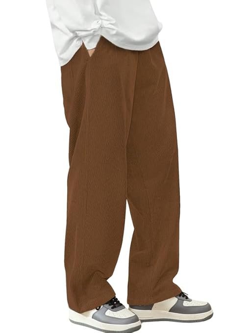 Men’s Corduroy Relaxed Fit Trouser, Brown