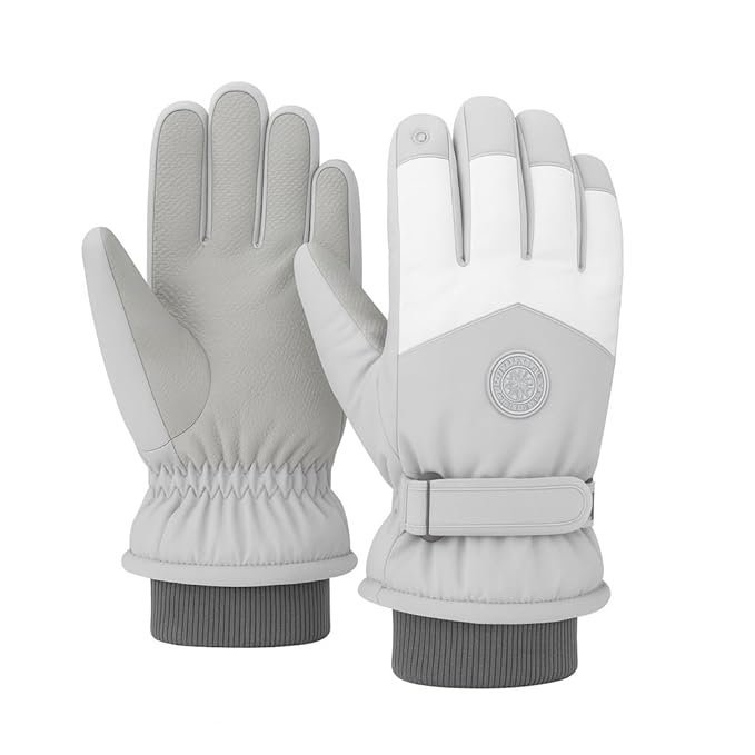 3 Fingers Touch Screen Unisex Woolen Gloves, Thermal Hand Gloves For Men & Women – Grey