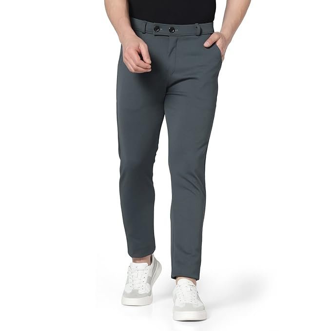 Men’s Formal Trousers, Dark Grey