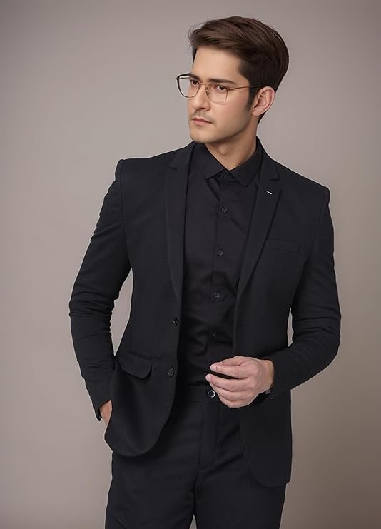 Versatile Blazer for Men, Black