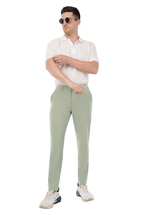 Men’s 4-Way Stretchable Formal Pants, Grey