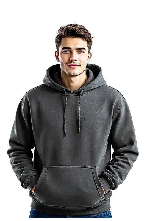 Men’s Hoodie, Dark Grey