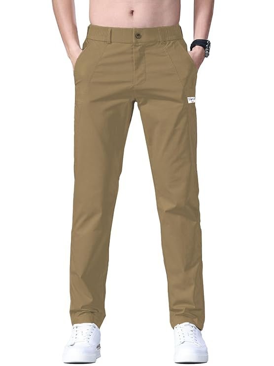Men’s Regular Casual Trouser – Brown