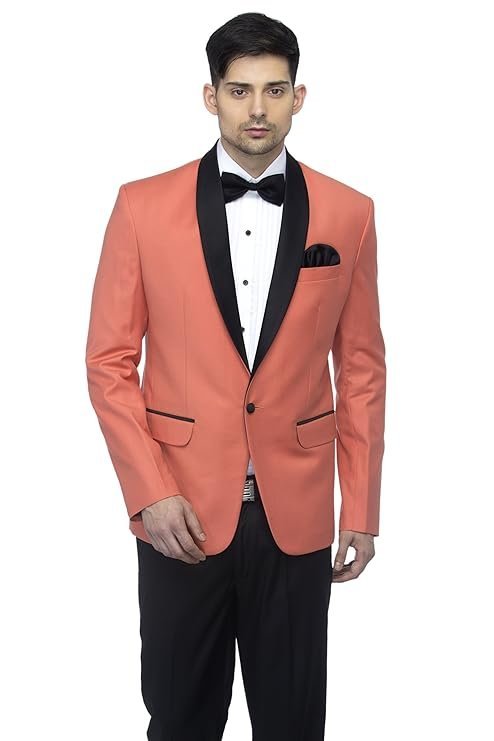 Men’s Tuxedo Blazers, Light Orange