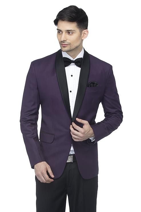 Men’s Tuxedo Blazers, Dark Purple