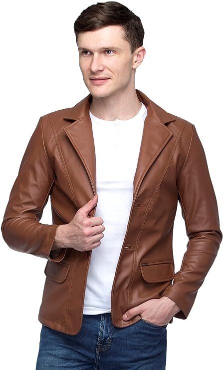 Men’s Slim Fit Solid Casual, Tan