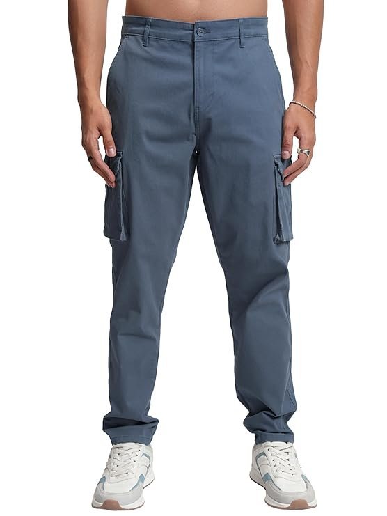 Men’s Utility Cargo Pants – Blue