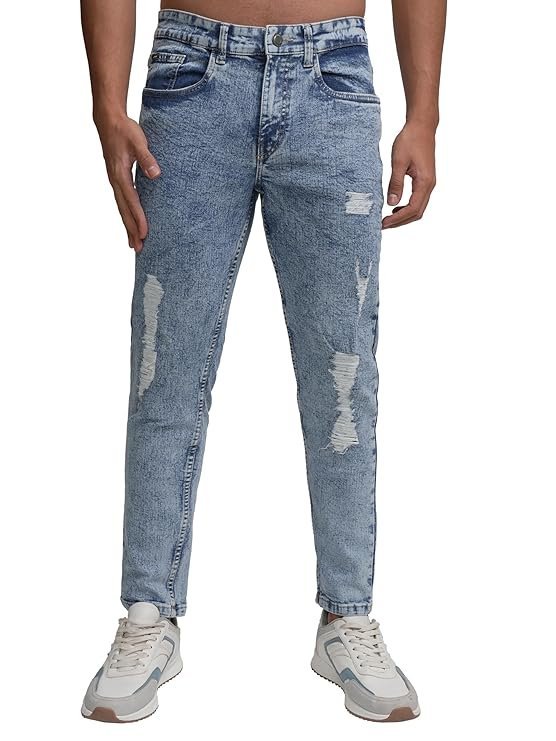 Men’s Highlander Tapered Jeans, Light Blue