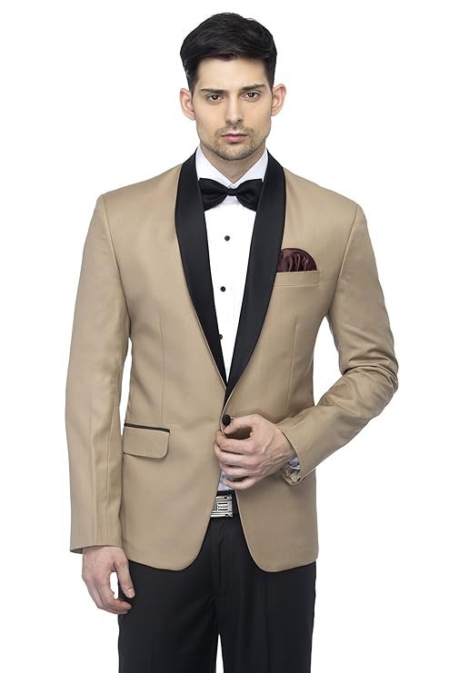Men’s Tuxedo Blazers, Beige