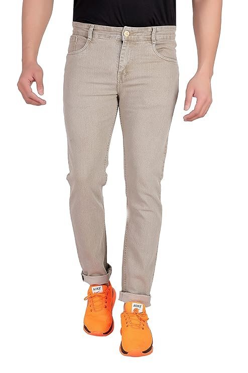 Men’s Jeans Slim Fit Stretchable, Beige