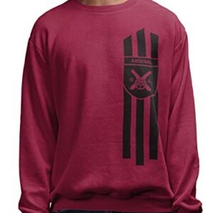 Men's Football Club 3 Stripes Sweatshirt, Maroon