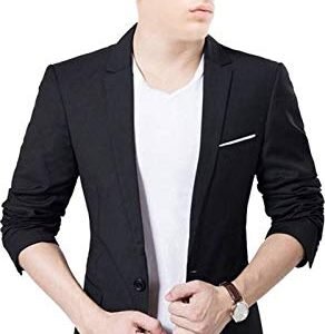Blazer for Men, Midnight Black