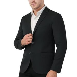 Men's Formal Blazer, Cosmic Black