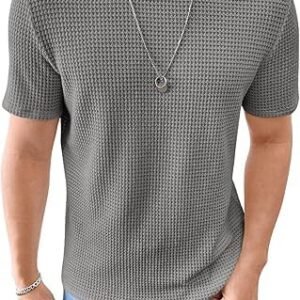 Men's Round Neck T-Shirt, Grey