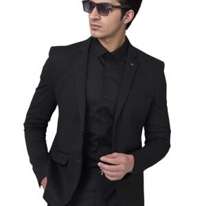 Men Versatile Blazer, Black