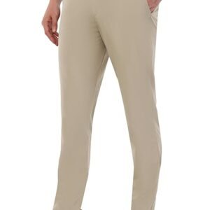Men's Stretchable Formal Pants, Beige