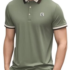 Men's Solid Polo T-Shirt, Grey