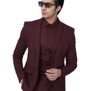 Men Versatile Blazer, Maroon