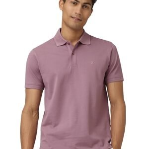 Men's Nova Combed Cotton Regular Fit Polo T-Shirt, Pink