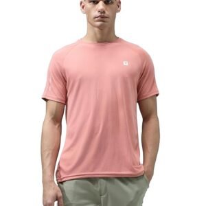 Men's Crew Neck Half Sleeve T-Shirt, Pink