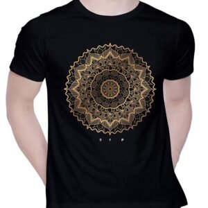 Graphic Printed Regular Fit T-Shirt, Black