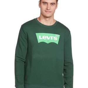 Men's Cotton Crew Neck Sweatshirt, Green